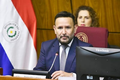 PGN en la Bicameral. Defensa de Salud Pública. Derlis León presidente de IPS.