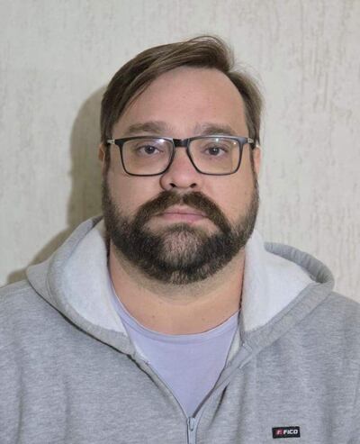 Rafael de Oliveira Azambuja, detenido por la Senad.