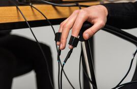 Concepto de prueba de polígrafo.