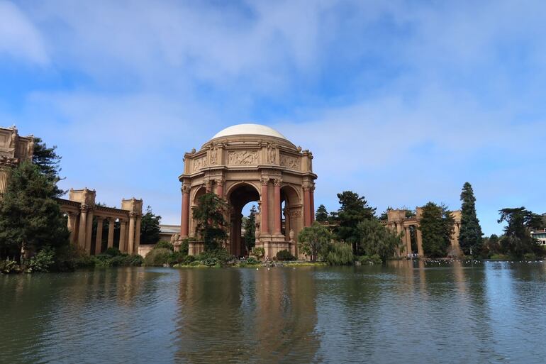 El Palacio de Bellas Artes de San Francisco.