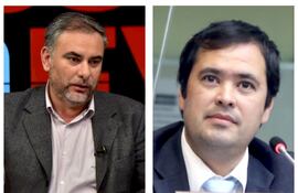 El senador liberal Ever Villalba y el diputado cartista Rodrigo Gamarra.