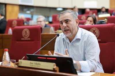 Ever Villalba, senador por el Partido Liberal.