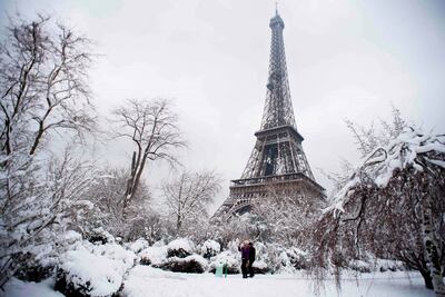 Nevada histórica en París. Foto: Todo Noticias.