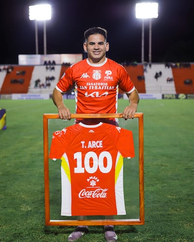 Teodoro Sebastián Arce (25 años), con chances de continuar su carrera en el fútbol de los Estados Unidos.