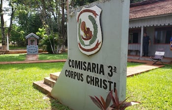 Fachada de la comisaría 3ª de Corpus Christi, donde se produjo el caso del uniformado.