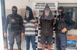 La Policía reportó cuatro aprehensiones en Luque durante el fin de semana