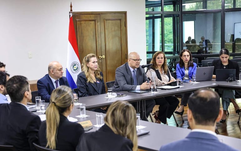 El equipo del MEF y Salud se reunió con proveedoras del rubro farmacéutico.