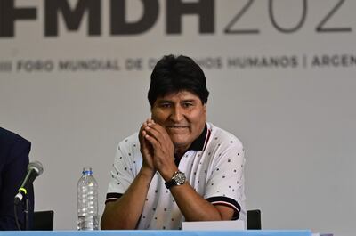 Expresidente boliviano Evo Morales.