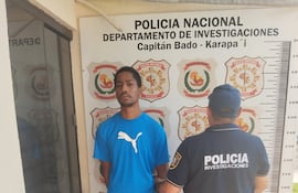 Bruno Caiki Berto Santos (26), detenido.