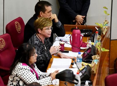 La senadora Desirée Masi (PDP) planteó ratificar la propuesta de mayores impuestos, pero no consiguió la mayoría.