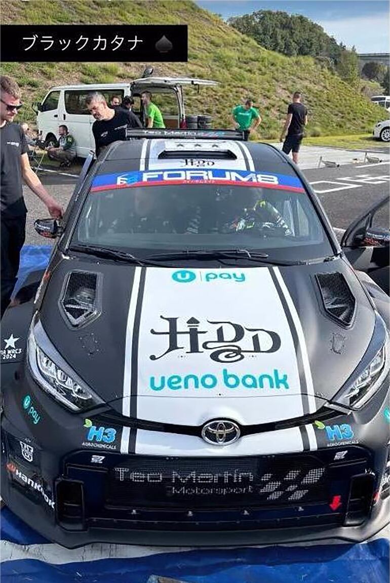 Diego Domínguez Bejarano probó ayer el Toyota GR Yaris Rally2.