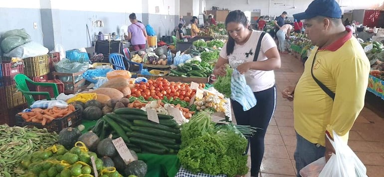Comercialización de verduras.