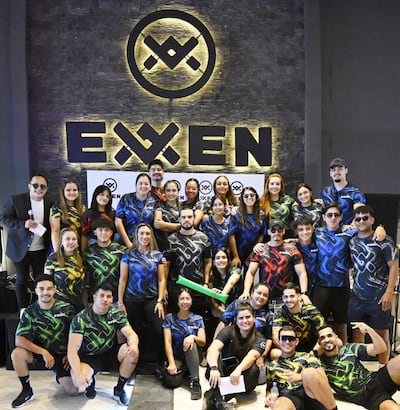 Inauguracion de EXEN GYM y competencia ubicado en las calles Coronel Romero c/ Manuel Ortiz Guerrero, San Lorenzo Paraguay. Empresariales 06-12-2025