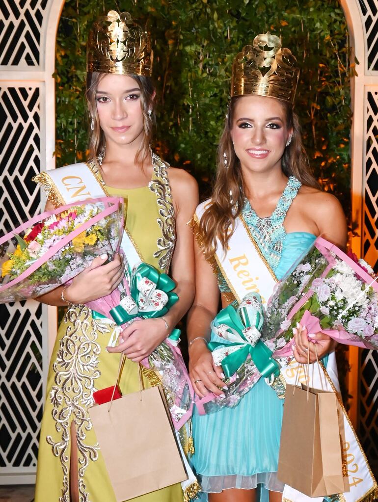 La Reina del Club Náutico, Lupe Barriocanal y la Reina del Lago, Tatiana Borgognon.