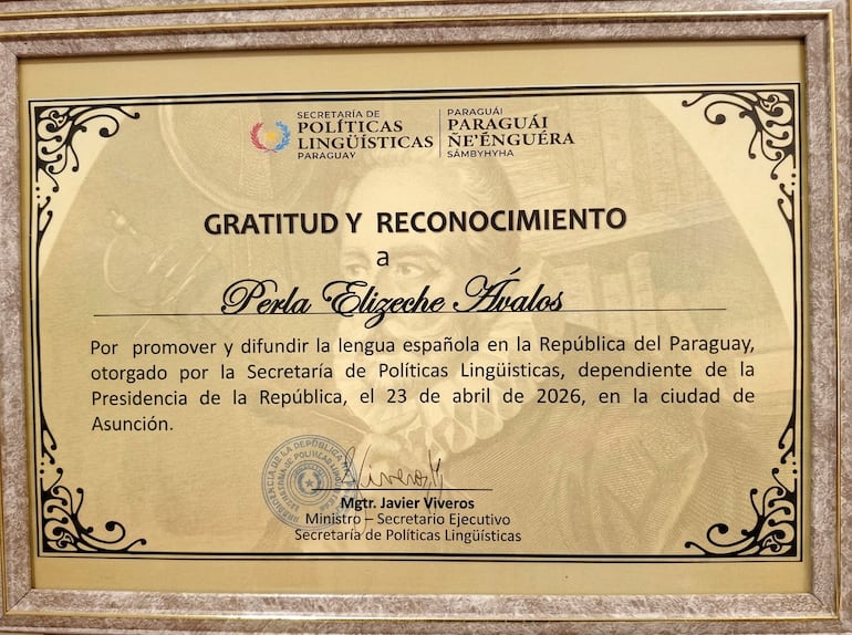 Reconocimiento a docente colaboradora de El ABC Escolar
