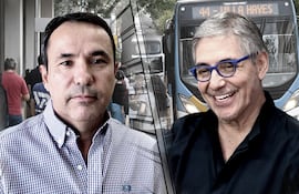 El viceministro de Transporte, Emiliano Fernández y César Ruiz Díaz, titular de Cetrapam.