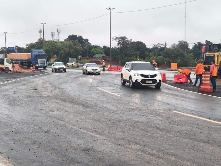 Atención usuarios de la ruta PY02: hay nuevos desvíos por la obra del viaducto en Ciudad del Este