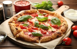 Pizza margarita.