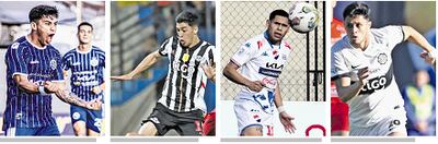 Marcelo Sebastián González (28), del Danzarín. Rubén Darío Lezcano (20), del Gumarelo. Gustavo Rubén Caballero (23), de la Academia. Alex Fernando Franco (23), de Olimpia.