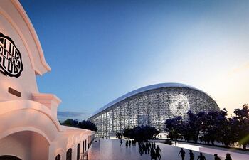 El nuevo estadio de Olimpia es la sede oficial del Mundial 2030.