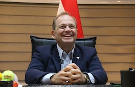 Presidente del Comité Olímpico Paraguayo (COP), Camilo Pérez López Moreira, actual precandidato a intendente de Asunción por el cartismo.