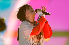La cantante estadounidense Billie Eilish.