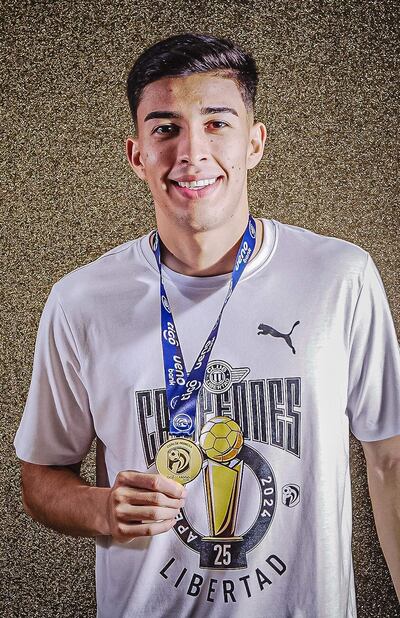 Rubén Lezcano (09/02/2004), mediocampista liberteño.