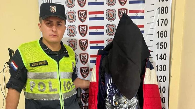 Un hombre fue arrestado por intentar robar en la vivienda de una adulta mayor en Villarrica.