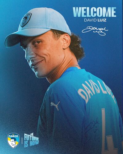 David Luiz proseguirá su carrera en el Pafos de Chipre