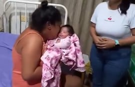 Recién nacida robada en Paraguarí, es recuperada y devuelta a su madre.