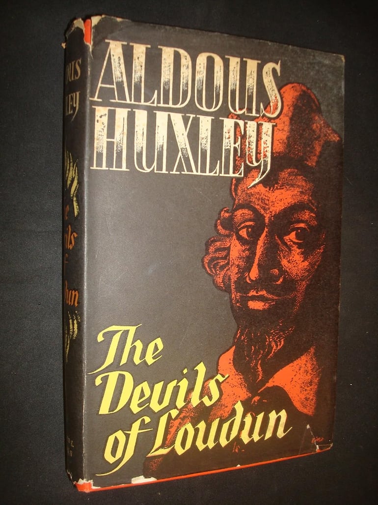 Primera edición de The Devils of Loudun (Londres, Chatto & Windus, 1952), de Aldous Huxley.