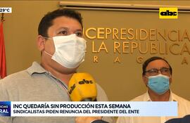 Sindicalistas de la INC exigen destitución de titular del ente