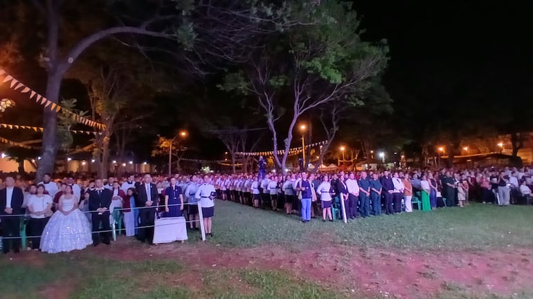 La concurrencia a la festividad de la Virgen Nuestra Señora del Rosario fue multitudinaria.