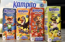 Los Amigazos Kampito en sus cuatro versiones.