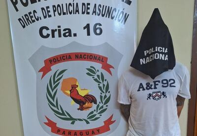 Este hombre fue aprehendido en flagrante comisión de un hurto domiciliario en el barrio San Pablo de la capital.