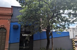 Local de Tabárez ubicado en el centro de Asunción.