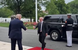 Donald Trump y Luiz Inacio Lula da Silva. (captura de video MargoMartin)
