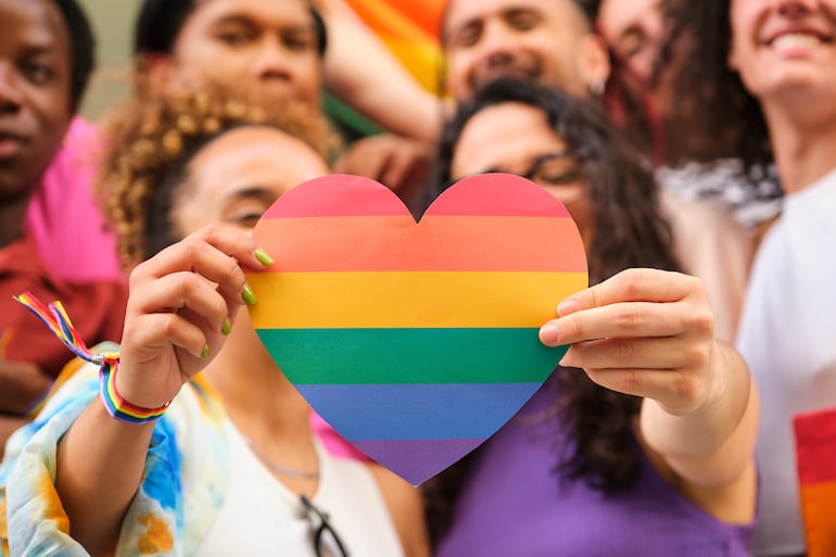 Mes del Orgullo, concepto de comunidad Lgbt.