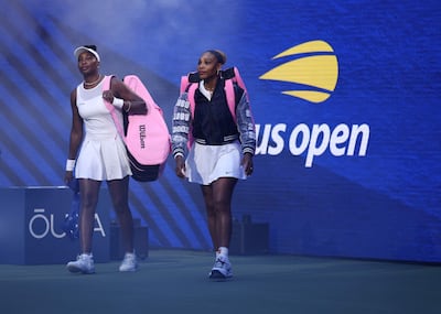 Debut y despedida de las veteranas Venus y Serena Williams en la competencia de dobles del US Open.