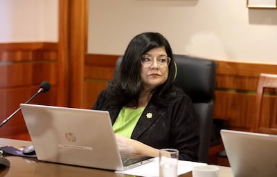 Ministra de la sala penal de la CSJ, María Carolina Llanes.