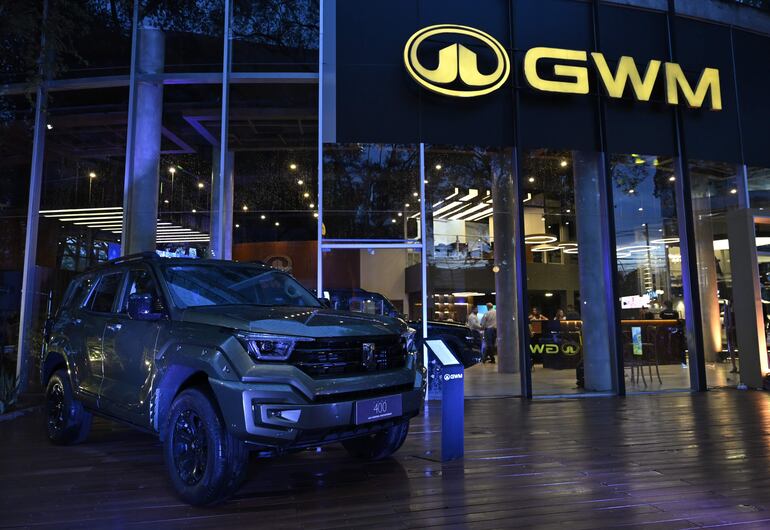 Fachada del nuevo GWM Elite Showroom Asunción.