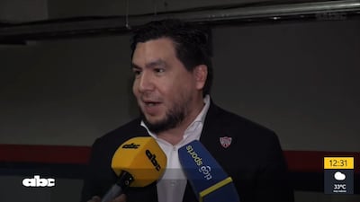 El doctor Víctor Agüero, vicepresidente de Cerro Porteño.