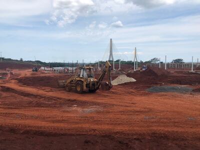 Las obras complementarias aún están en plena ejecución en Presidente Franco.