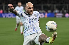 Federico Dimarco, futbolista italiano del Inter de Milán. (AFP).