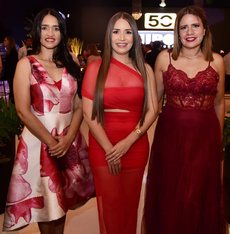 Antonia Morales, Patricia Méndez y Miriam Montanaro.