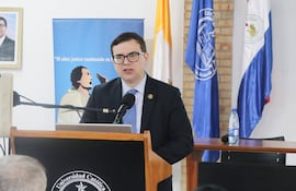 José Duarte fue disertante en la charla “La gestión de la calidad en la educación superior”, organizada por la Unidad Pedagógica Carapeguá de la Universidad Católica, meses atrás