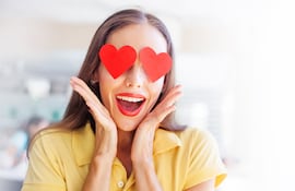 Mujer enamorada.
