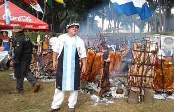Se prevé la cocción de más de 5.000 kilos de carne.