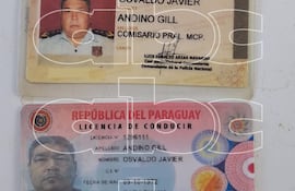 Comisario principal Osvaldo Javier Andino Gill.