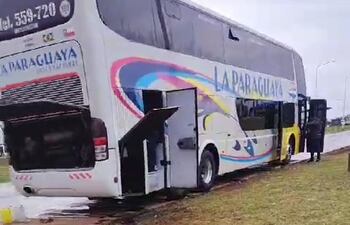 Bus abandonado en Argentina.